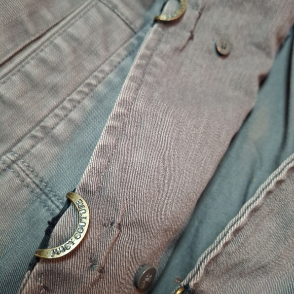 Juicy Couture military style jacket Size Med - Picture 8 of 9